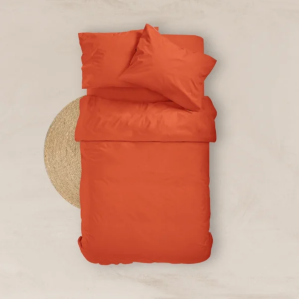 Σεντόνι Μονό Με Λάστιχο Μονόχρωμο Solid 24.Τερακότα 100x200+25 - Borea Home