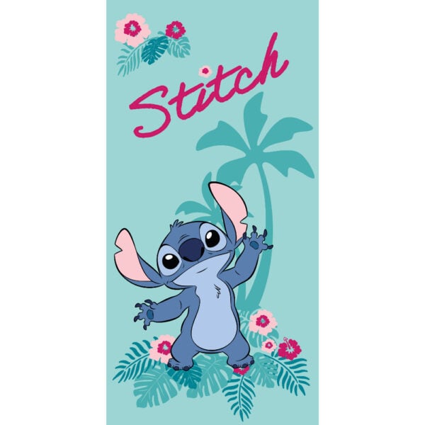 Πετσέτα Θαλάσσης Microfiber Hello Stitch - 70 x 140 cm - Βεραμάν - Borea