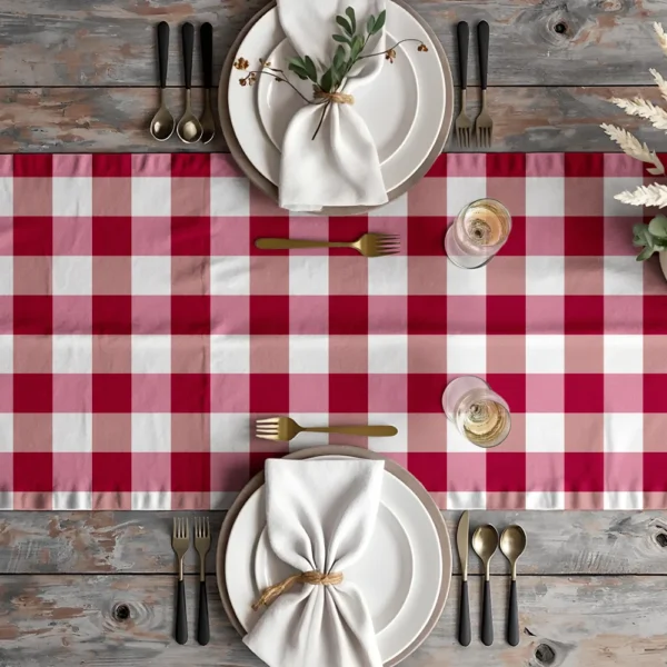 Τραπεζομάντηλο Ibiza - 140 x 260 cm - Κόκκινο - Borea