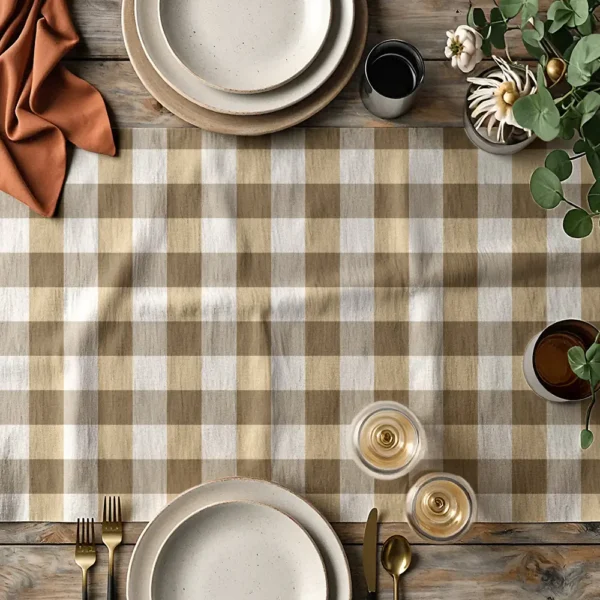 Τραπεζομάντηλο Ibiza - 140 x 140 cm - Μπεζ - Borea