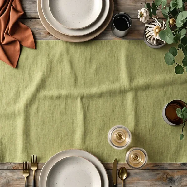 Τραπεζομάντηλο Mallorca - 140 x 220 cm - Φυστικί - Borea