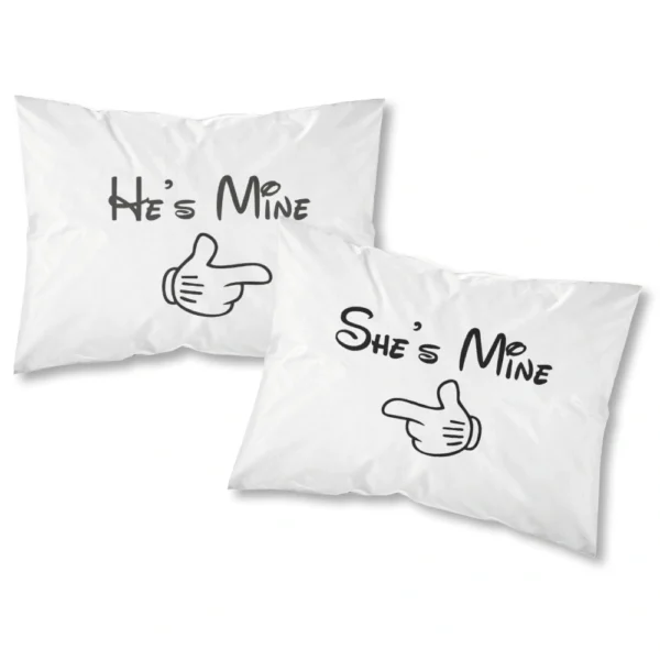 Ζεύγος Μαξιλαροθήκες Mine - (2) 50 x 70 cm - Λευκό - Borea