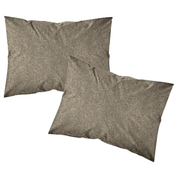 Ζεύγος Μαξιλαροθήκες Εμπριμέ Honor - (2) 50 x 70 cm - Λαδί - Borea