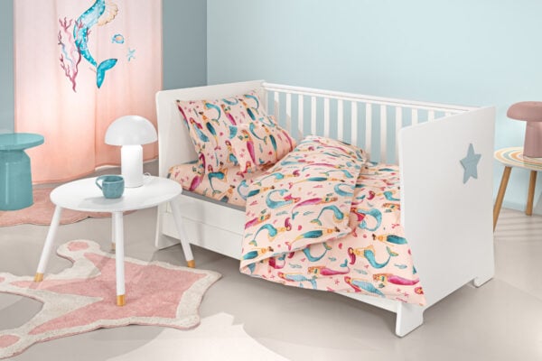 ΣΕΝΤΟΝΙ BEBE MERIDA SALMON ΣΕΤ 3ΤΜΧ (2X115X170 30X40) - Guy Laroche